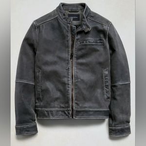 Banana Republic Men's Leather Motorcycle Jacket (L)